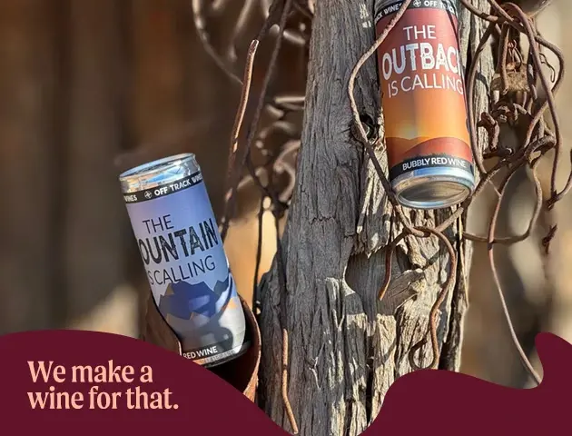 a group of cans on a tree