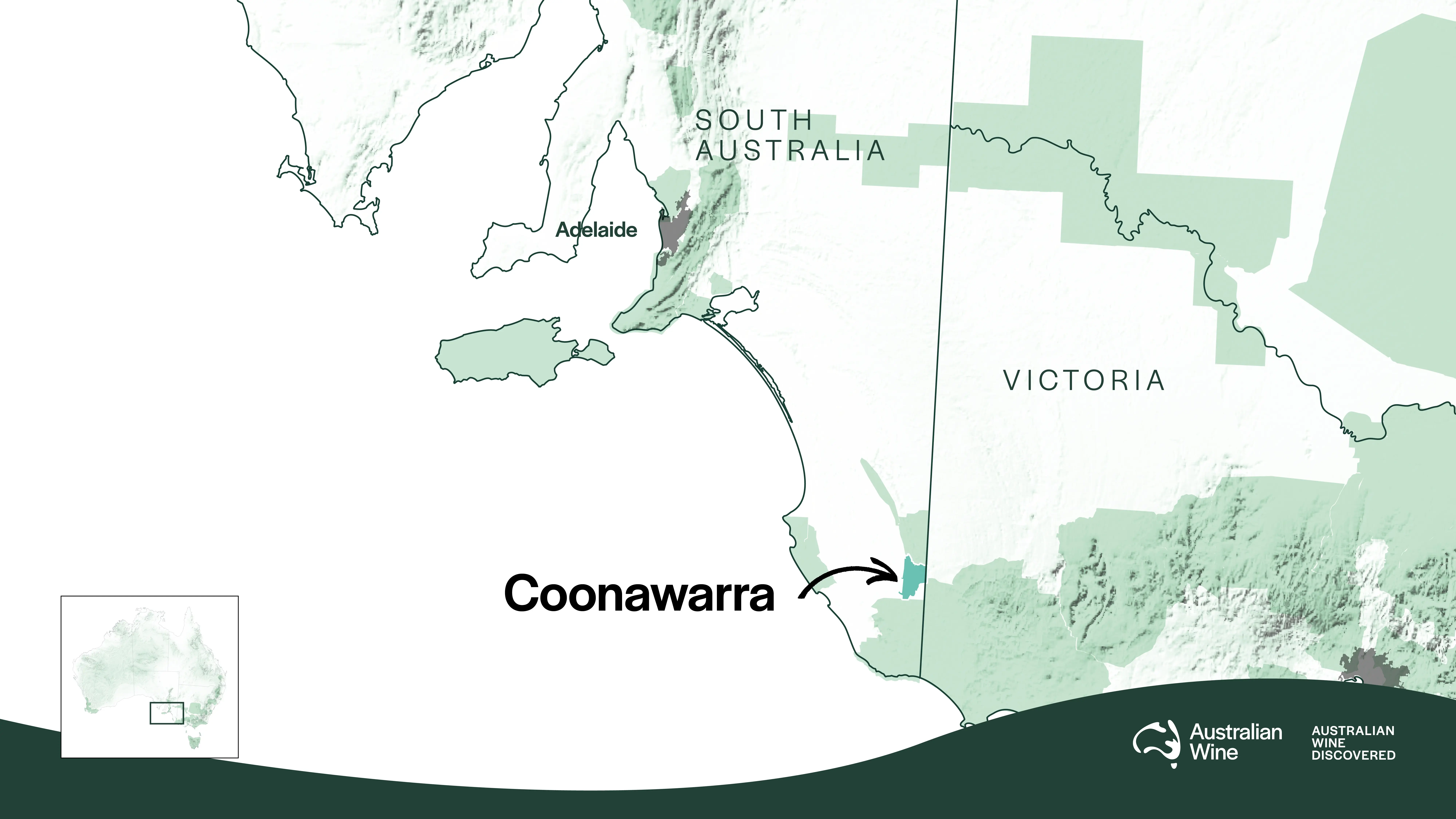 Geographical Indication Map of Coonawarra