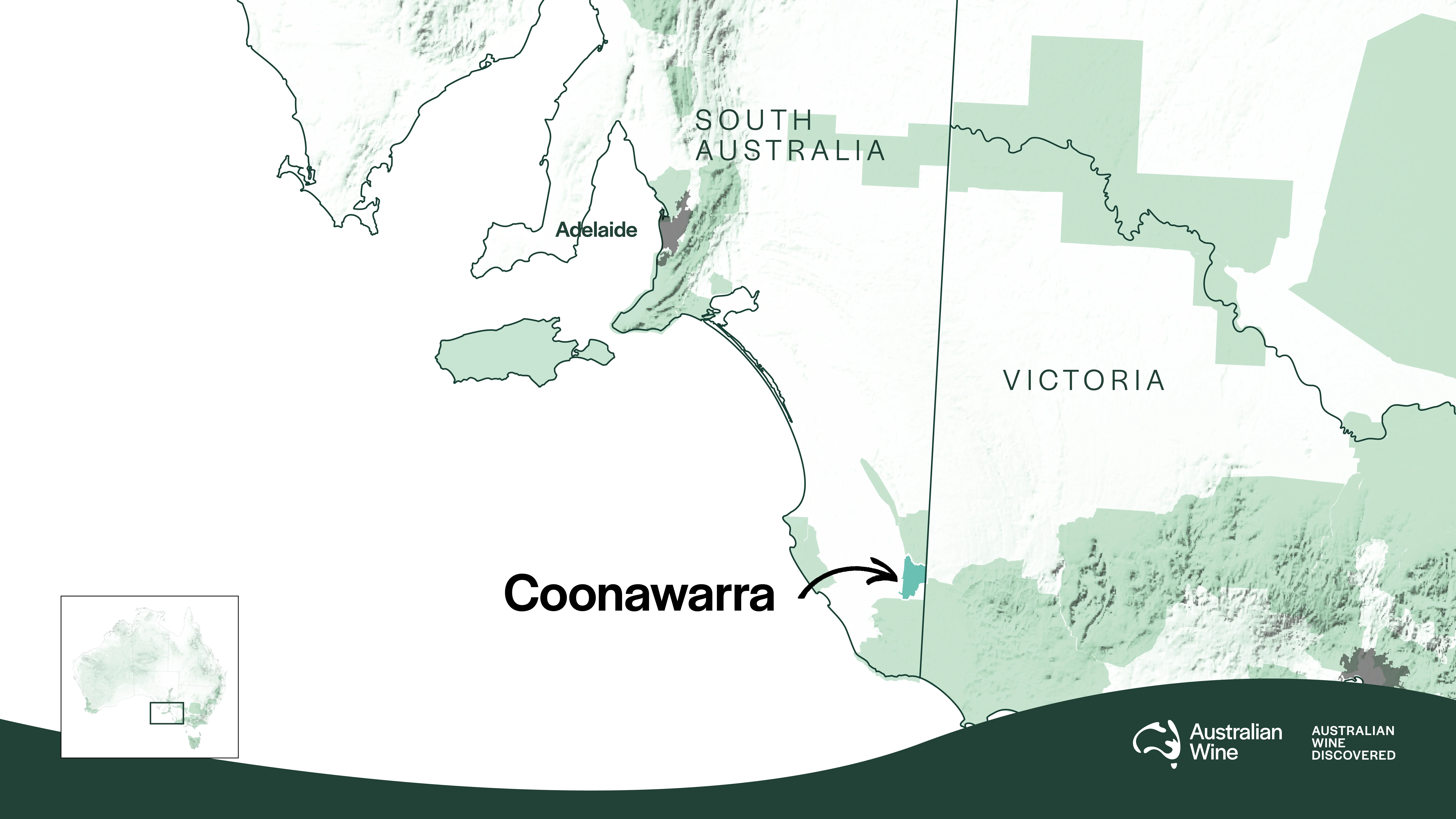 Geographical Indication Map of Coonawarra