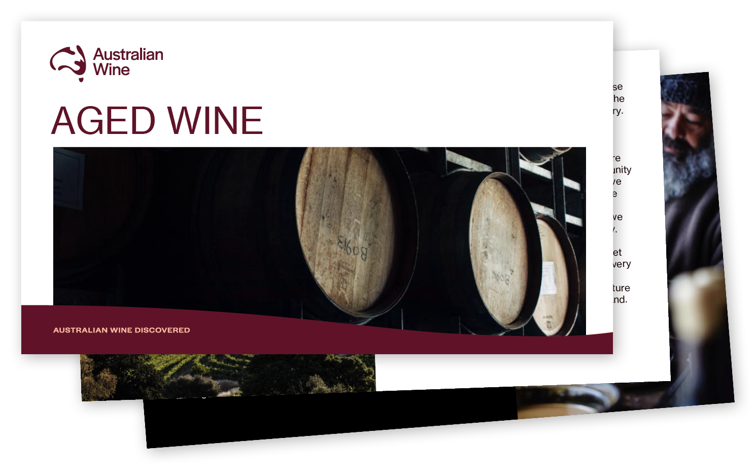 a group of wine barrels