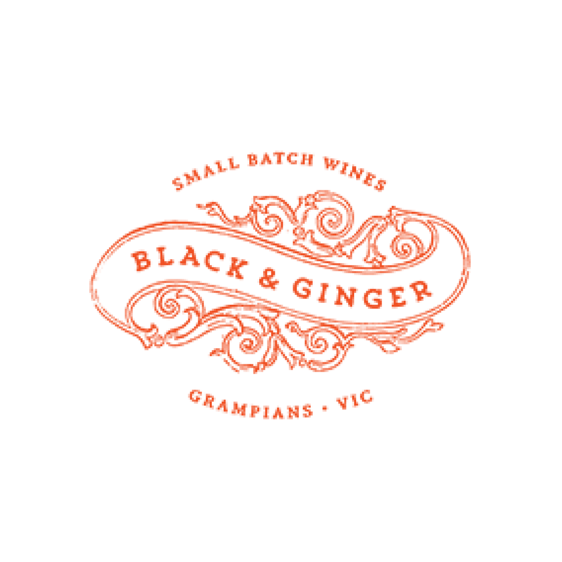 a logo on a black background