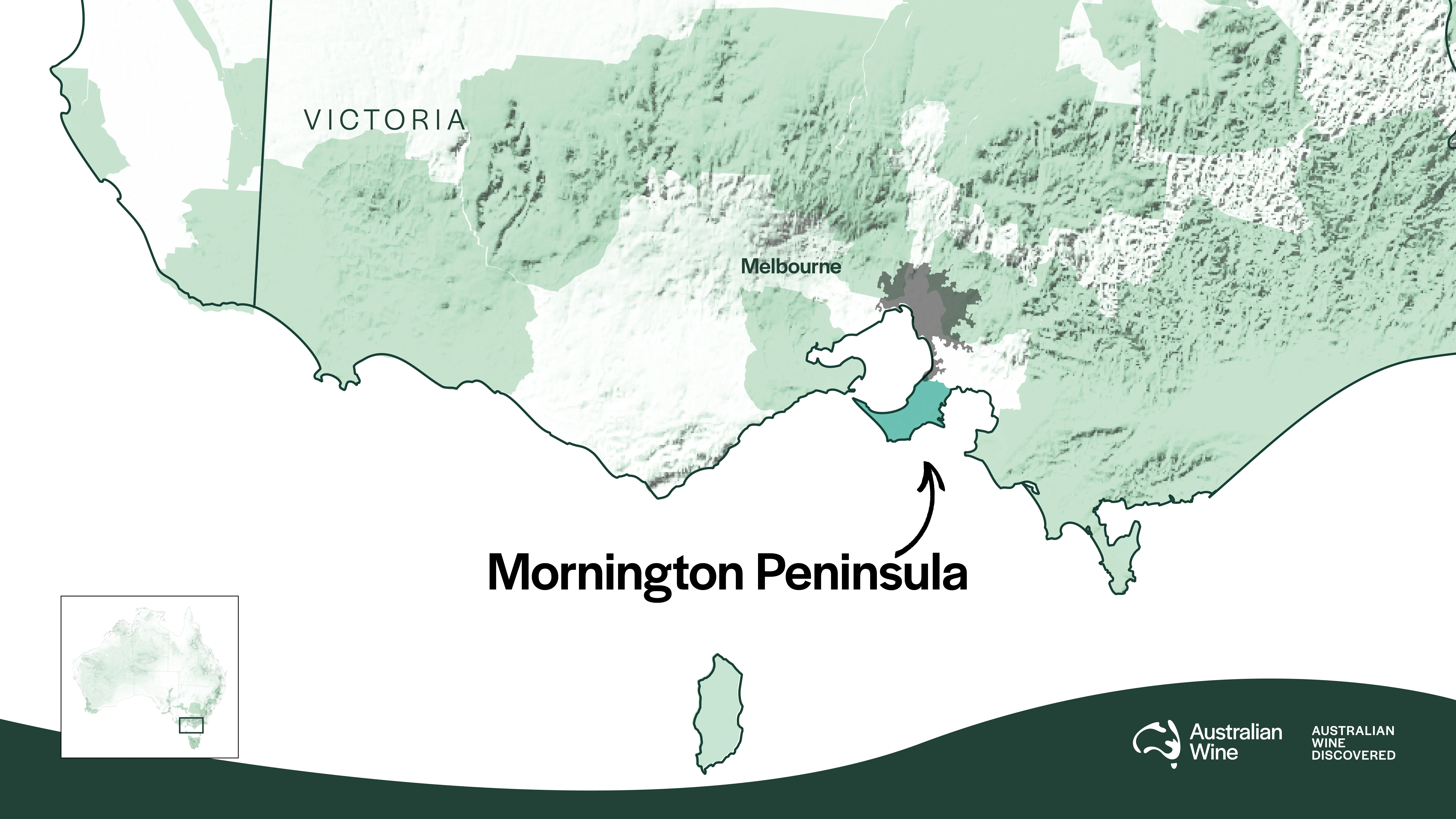 Geographical Indication Map of Mornington Peninsula