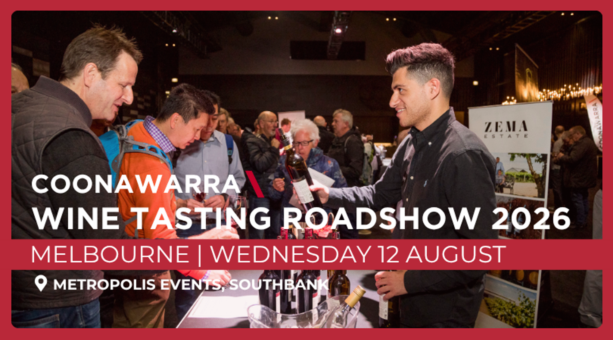 a group of men at a wine tasting event