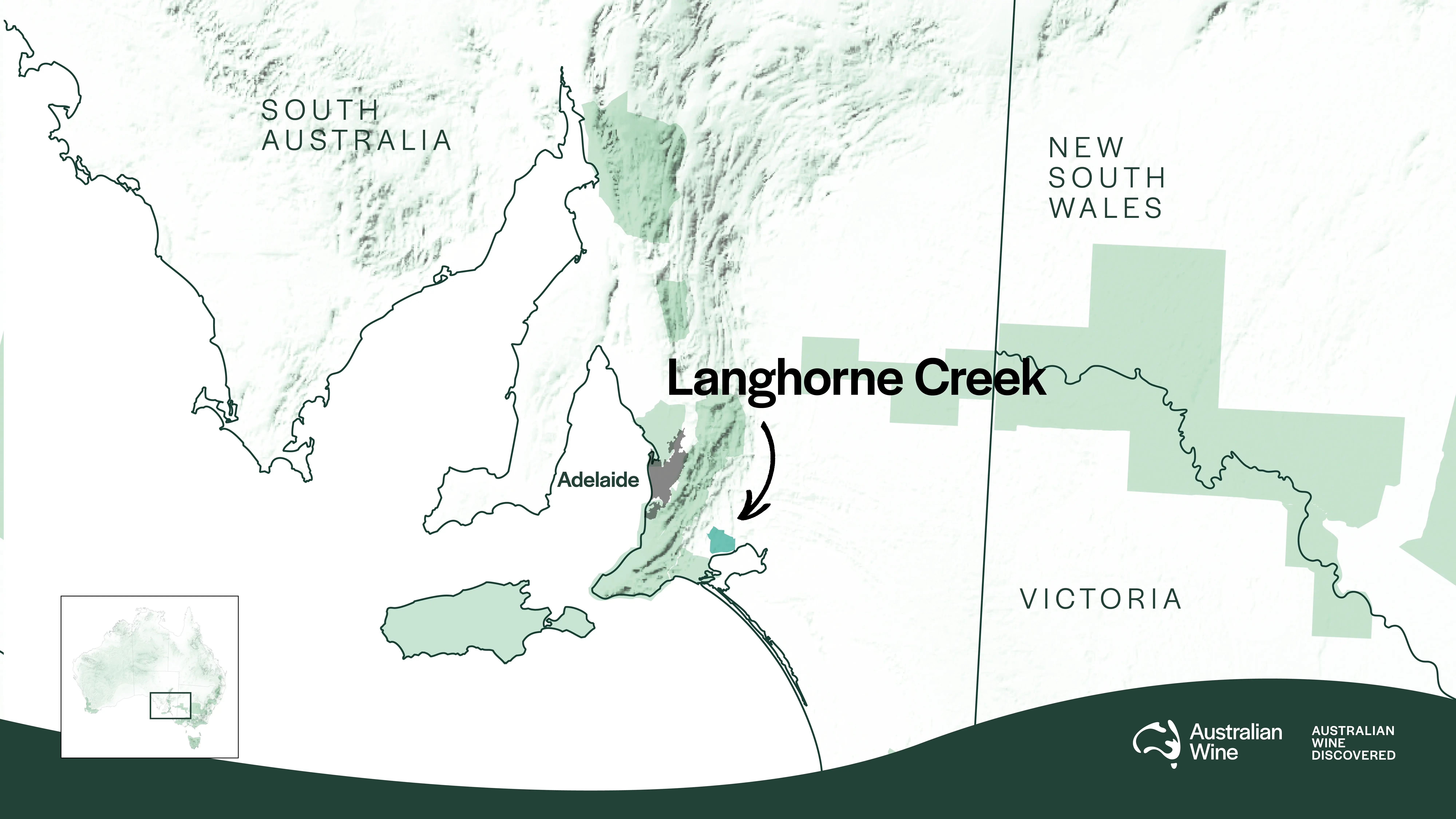 Geographical Indication Map of Langhorne Creek