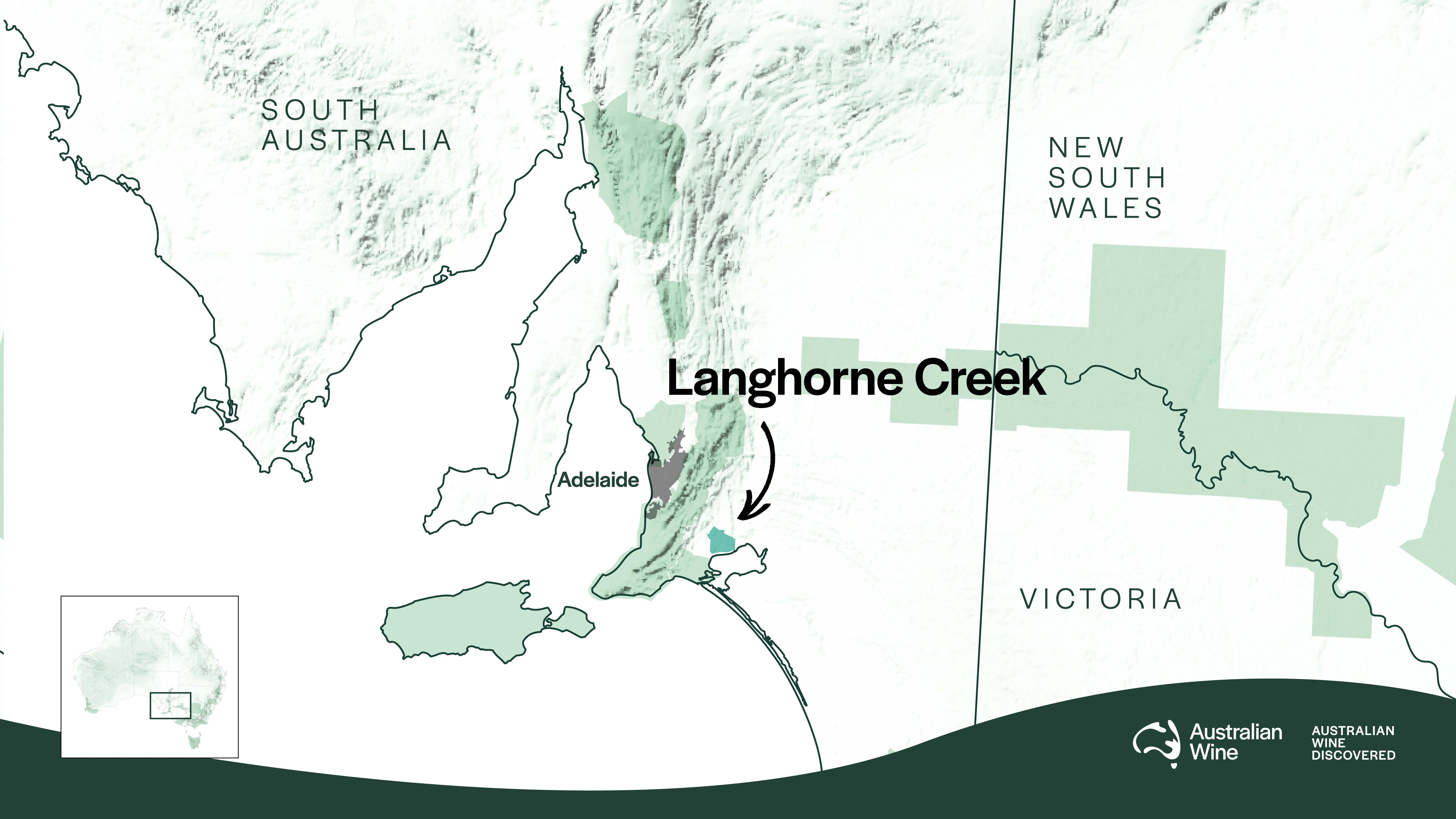 Geographical Indication Map of Langhorne Creek