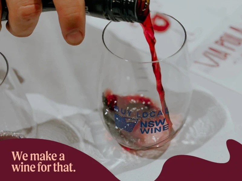 a hand pouring red wine into a glass