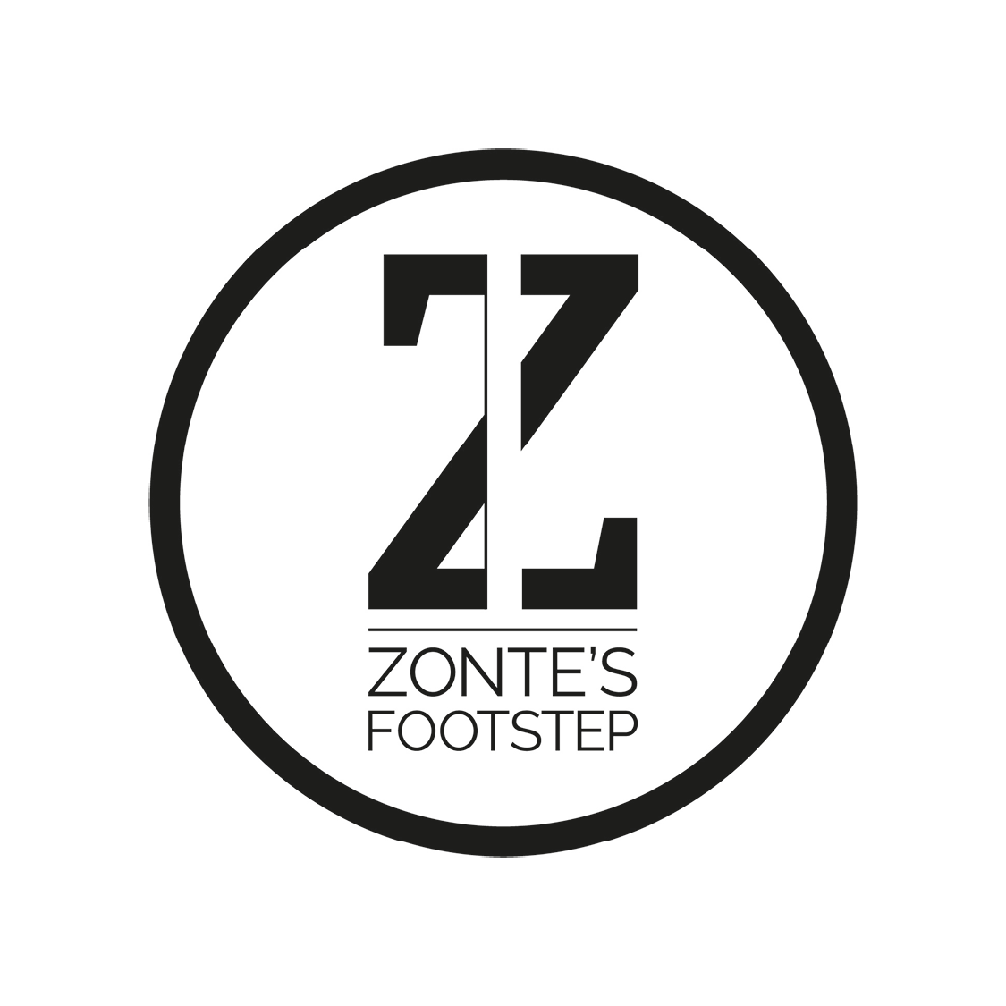 a black and white logo