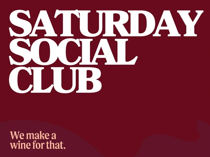 a red background with white text