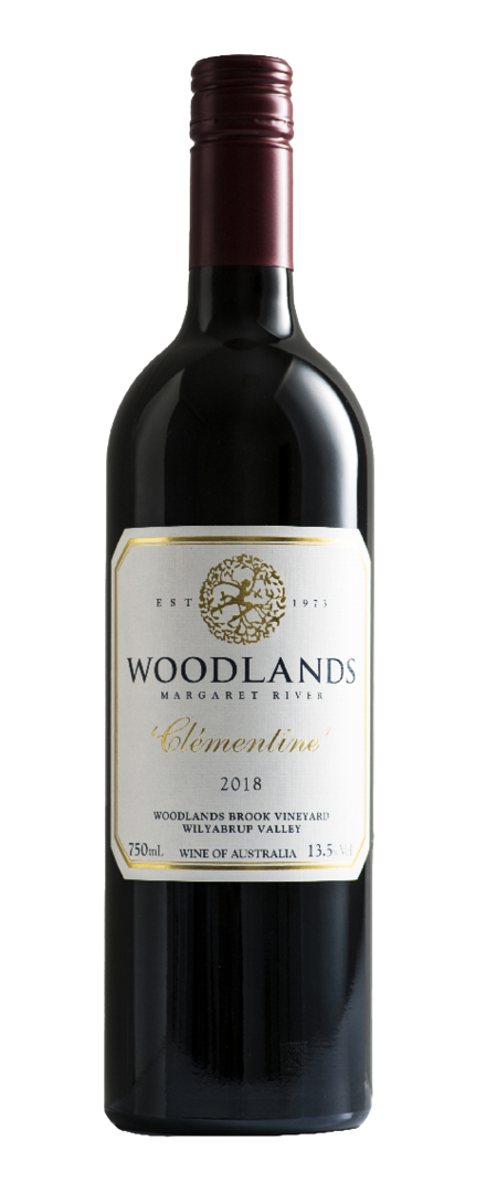 Woodlands Brook 'Clémentine' Cabernet Sauvignon Malbec Merlot 2018