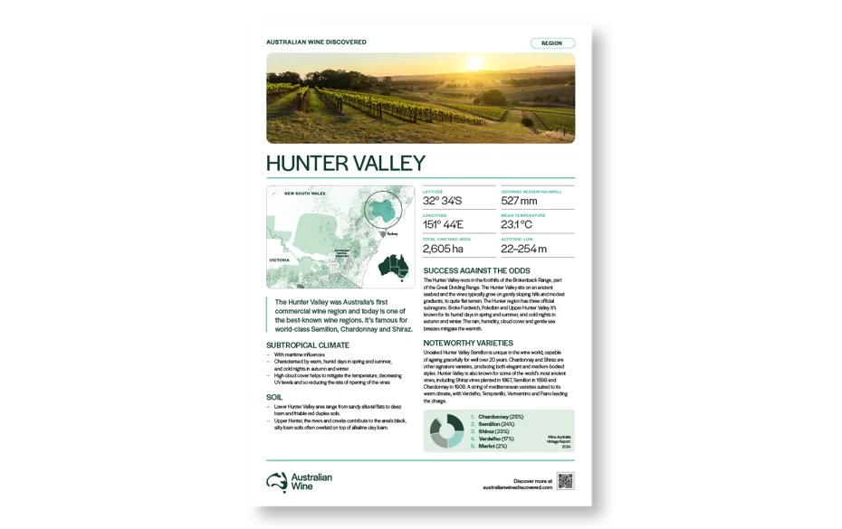 a poster of a vineyard
