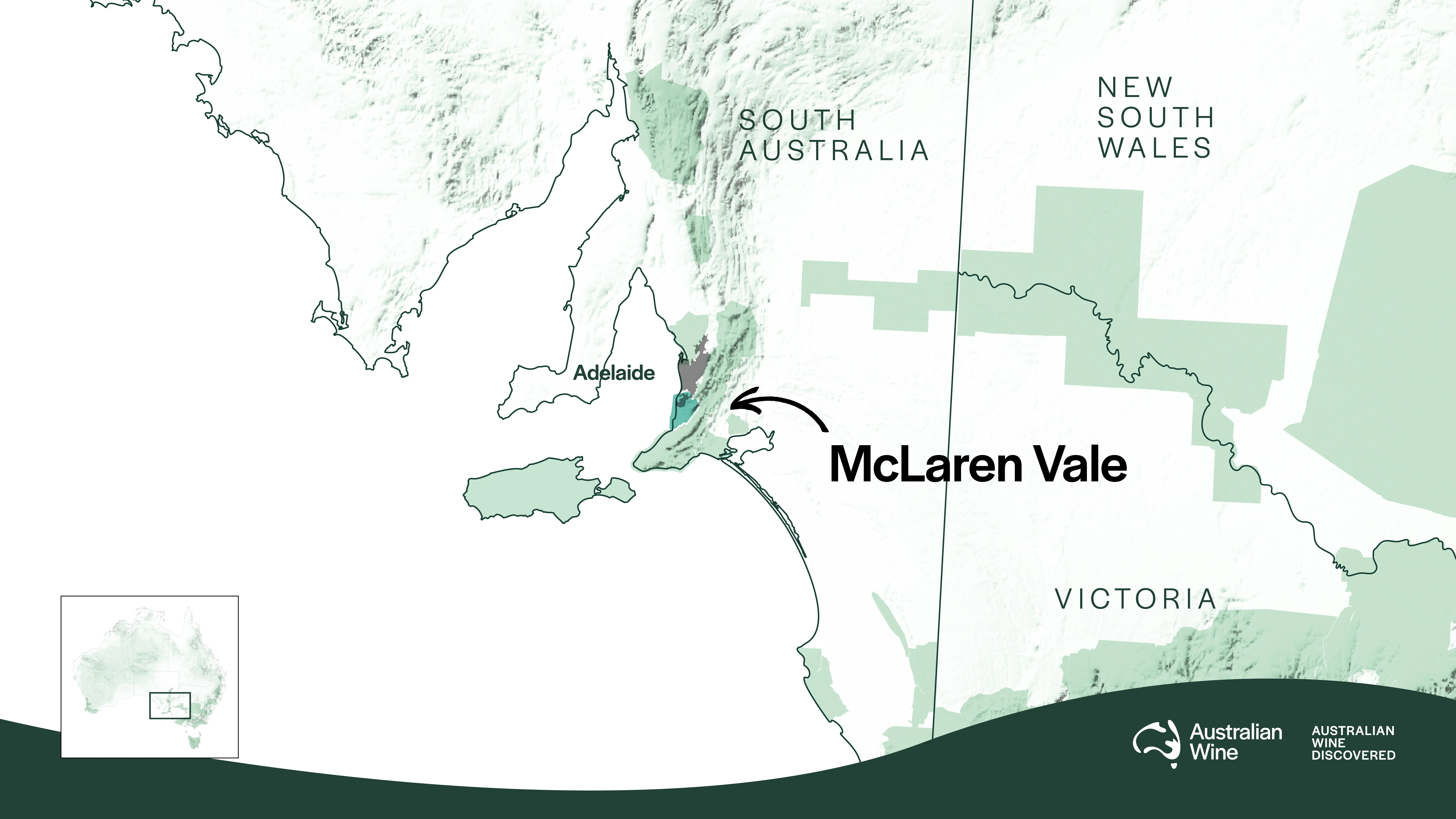 Geographical Indication Map of McLaren Vale