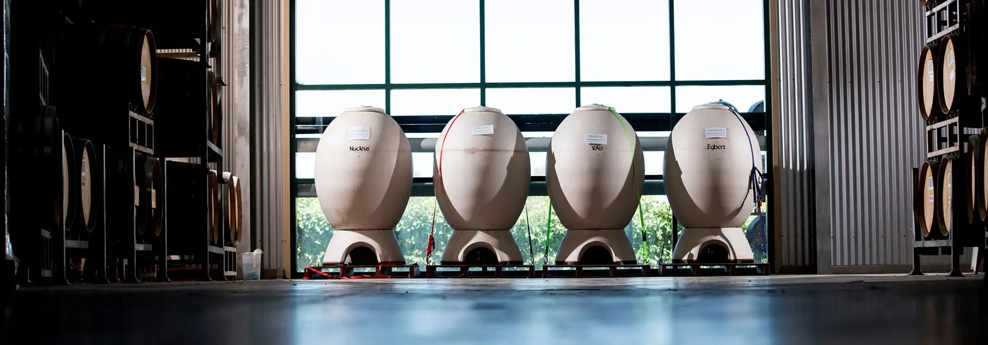 Yangarra Estate Vineyard experiments with ceramic eggs amphorae for the winemaking process