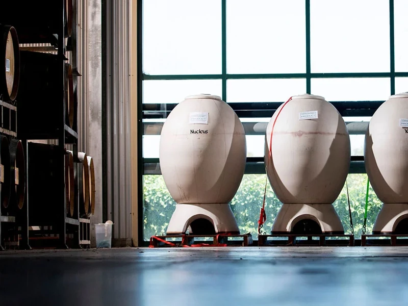 Yangarra Estate Vineyard experiments with ceramic eggs amphorae for the winemaking process