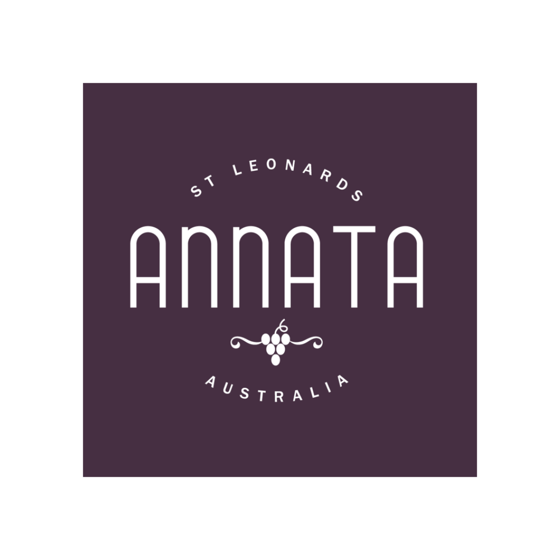 a purple square with white text
