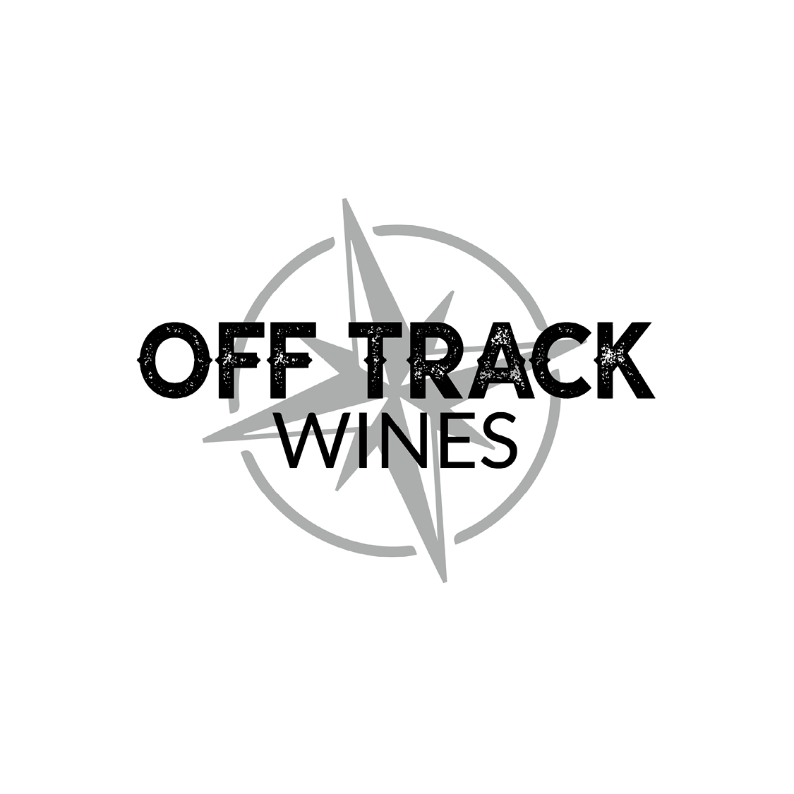 a white and black logo