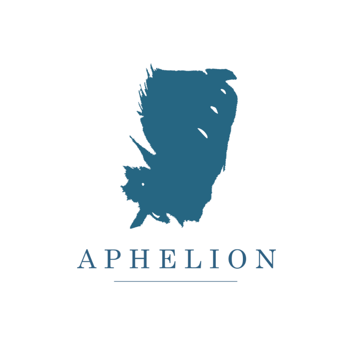 a blue and white logo