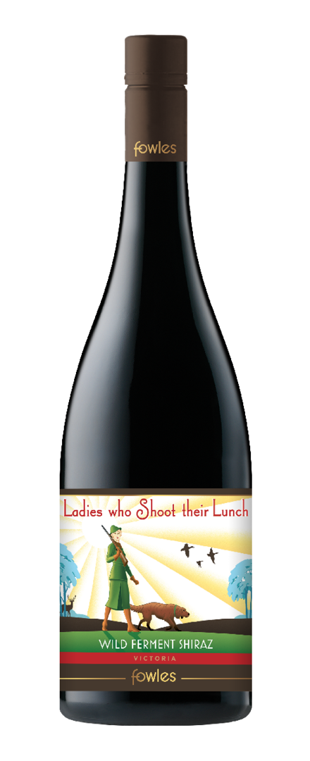 Ladies who Shoot their Lunch Wild Ferment Shiraz   2018