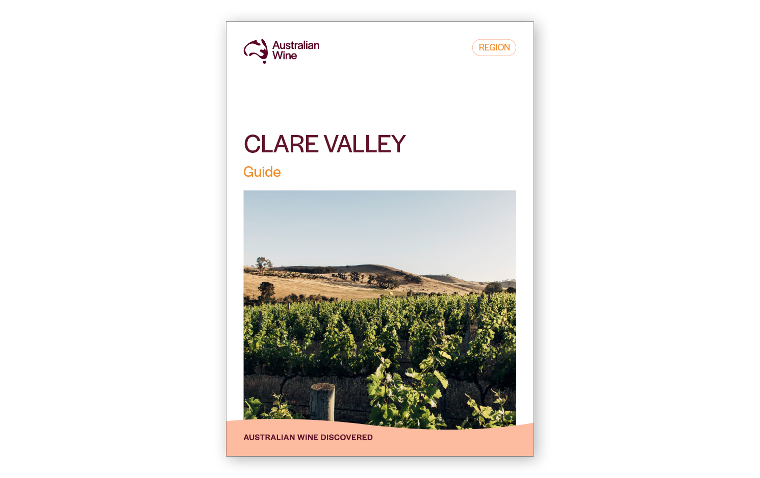 a book cover with a vineyard