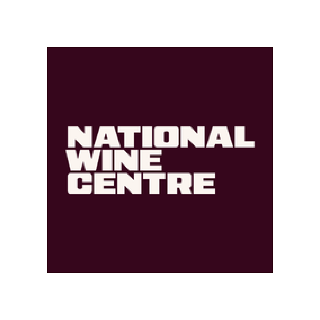 a black square with white text